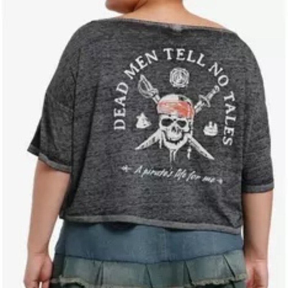Her Universe Disney Pirates Of The Caribbean Tell No Tales Plus Size Crop Top